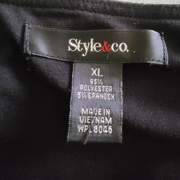 Style & Co. Multicolored Multiprint Mini Dress Women's Size XL - Picture 9 of 12